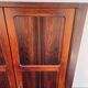 Vintage Scandinavian Wahl Iversen corner cabinet in Rio rosewood 1960