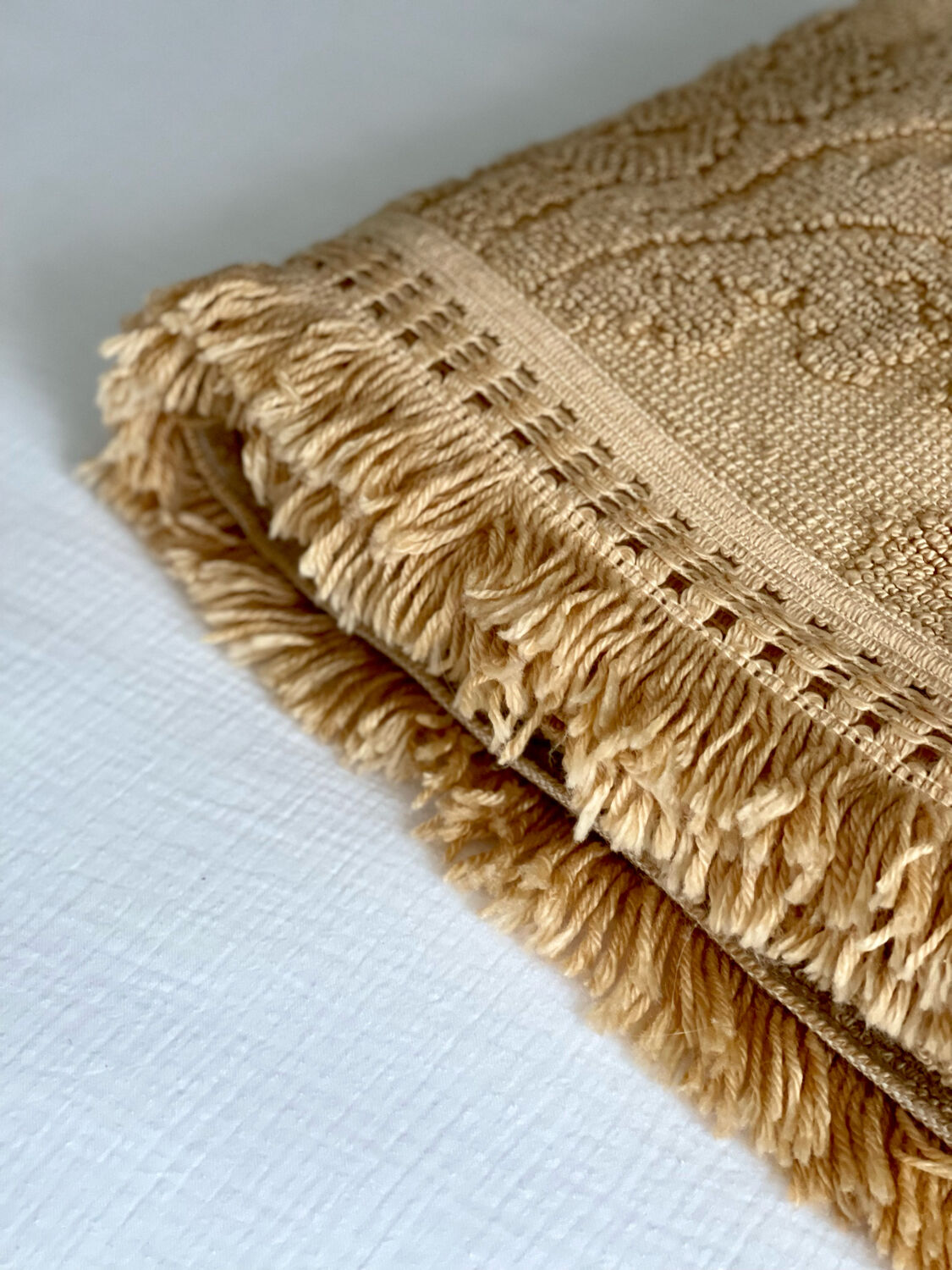 Vintage bed throw
