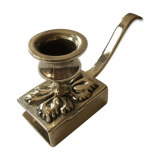 Former candlestick table edge brass