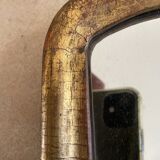 Miroir bois doré 18ème siècle 20x51cm