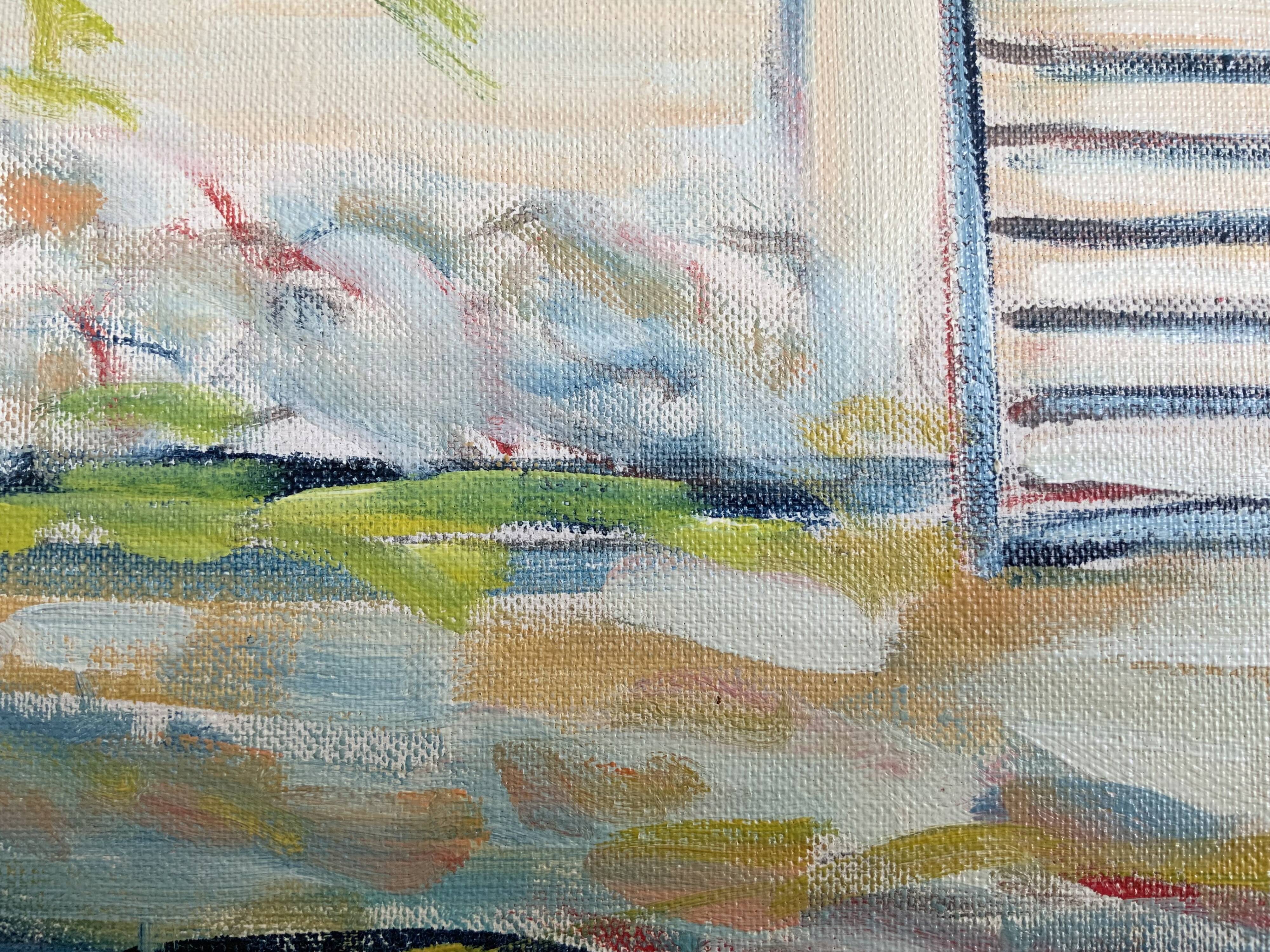Original Swedish Oil on Canvas, Motif in Italy by Gunnar I. Erixon