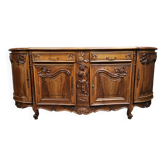 Buffet en Enfilade au Putto - galbé - style Louis XV richement sculpté