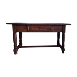 Solid wood table Louis XIII style