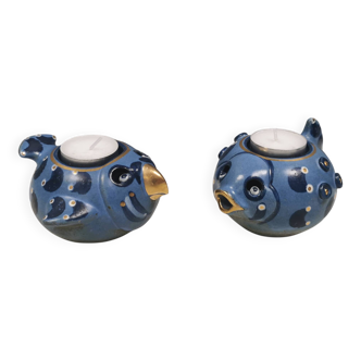 A set of rare candlesticks intended for tealights by Allan Hytholm Denmark