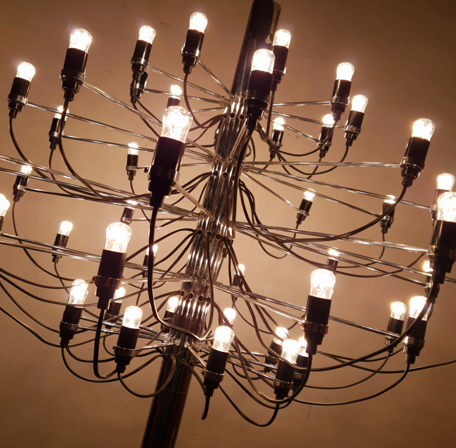 Lustre Arteluce 2097/50 de Gino Sarfatti