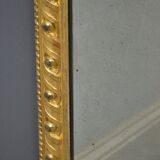 Victorian wall mirror in gilded wood 107x83cm