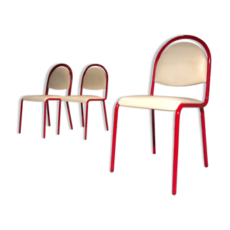 3 vintage chairs circa 1980