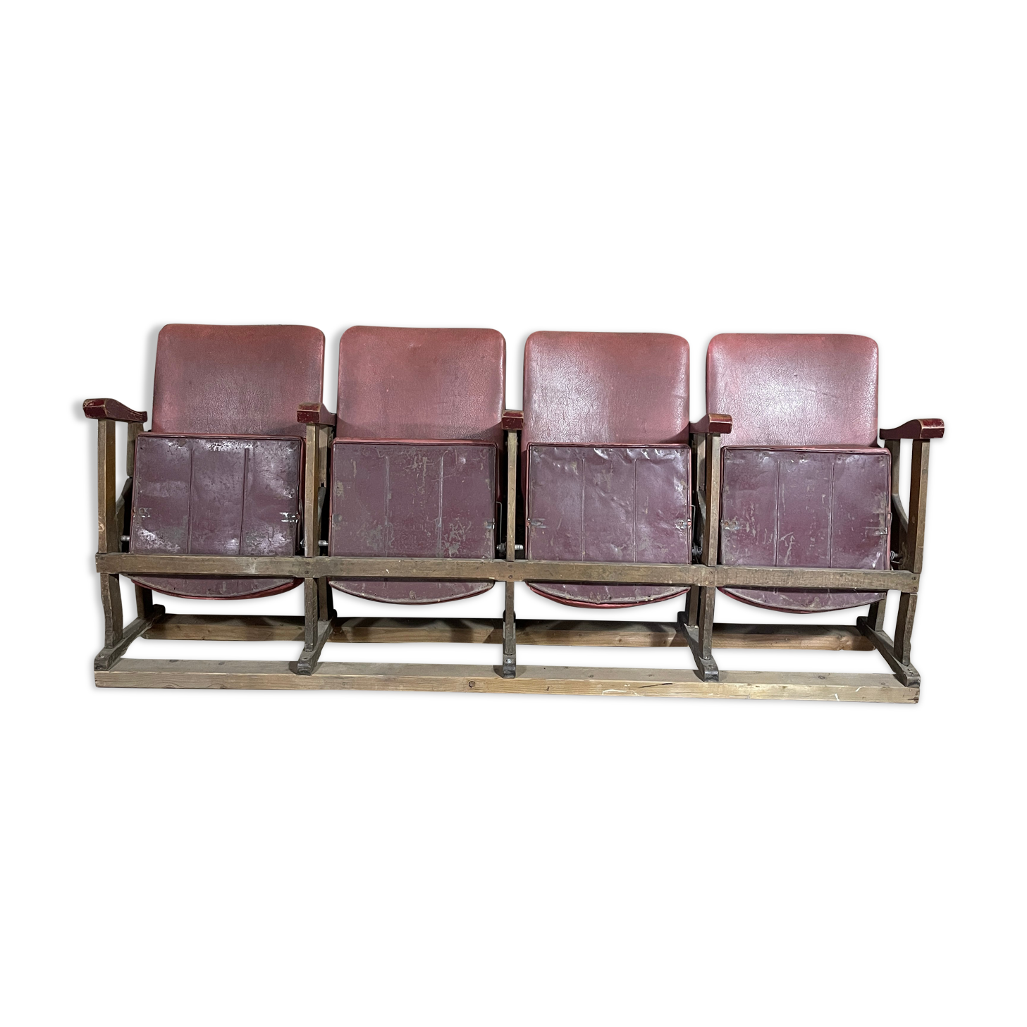 Series of 4 cinema chairs