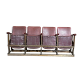 Series of 4 cinema chairs