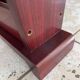 Art Deco magazine rack in mahogany color from the 60s