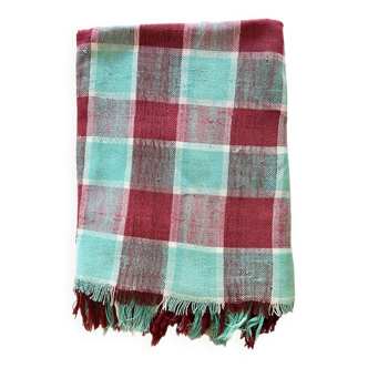 Couverture marocaine vintage haïk