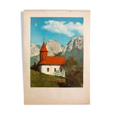 Affiche Wilder Kaiser Tyrol  Autriche 1956