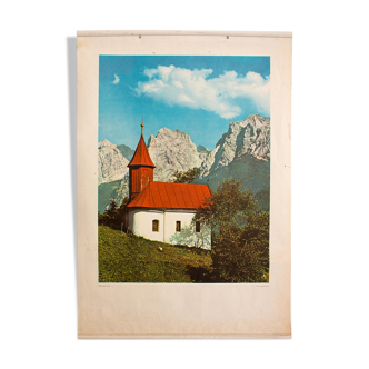 Affiche Wilder Kaiser Tyrol  Autriche 1956