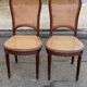 2 caned Louis XVI chairs from the 19th century