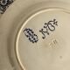 Flat ironstone plates "Rouen" Jules Vieillard Bordeaux