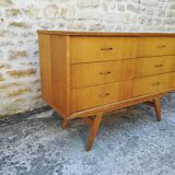 Six-drawer chest of drawers