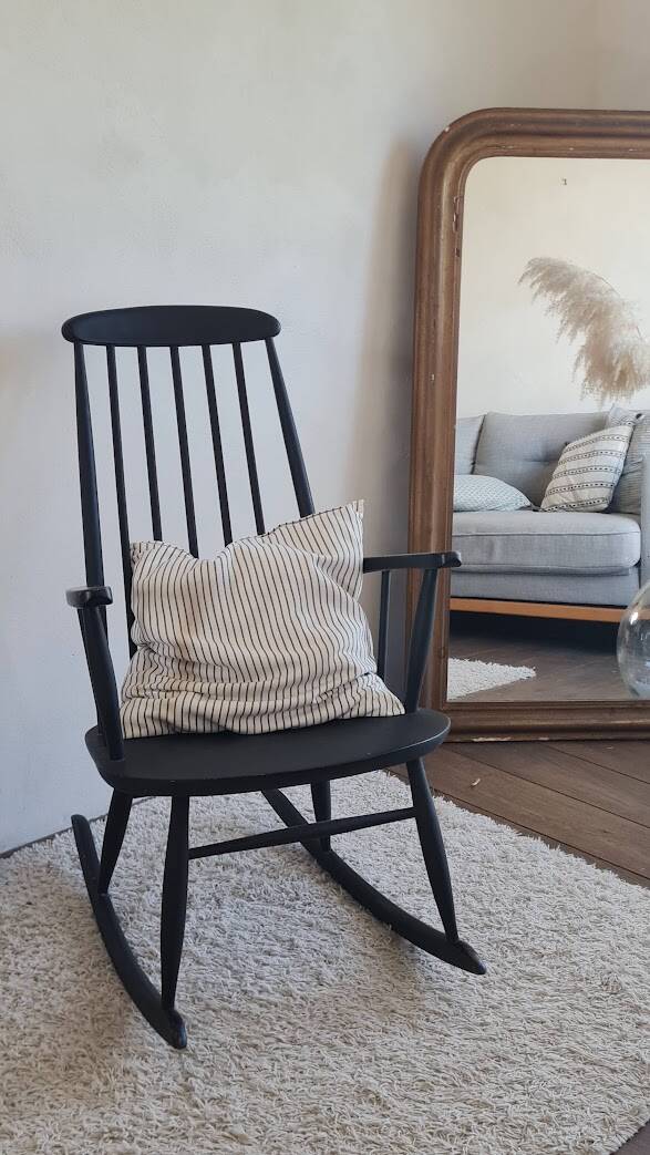 Scandinavian rocking chair from the 1960s.
