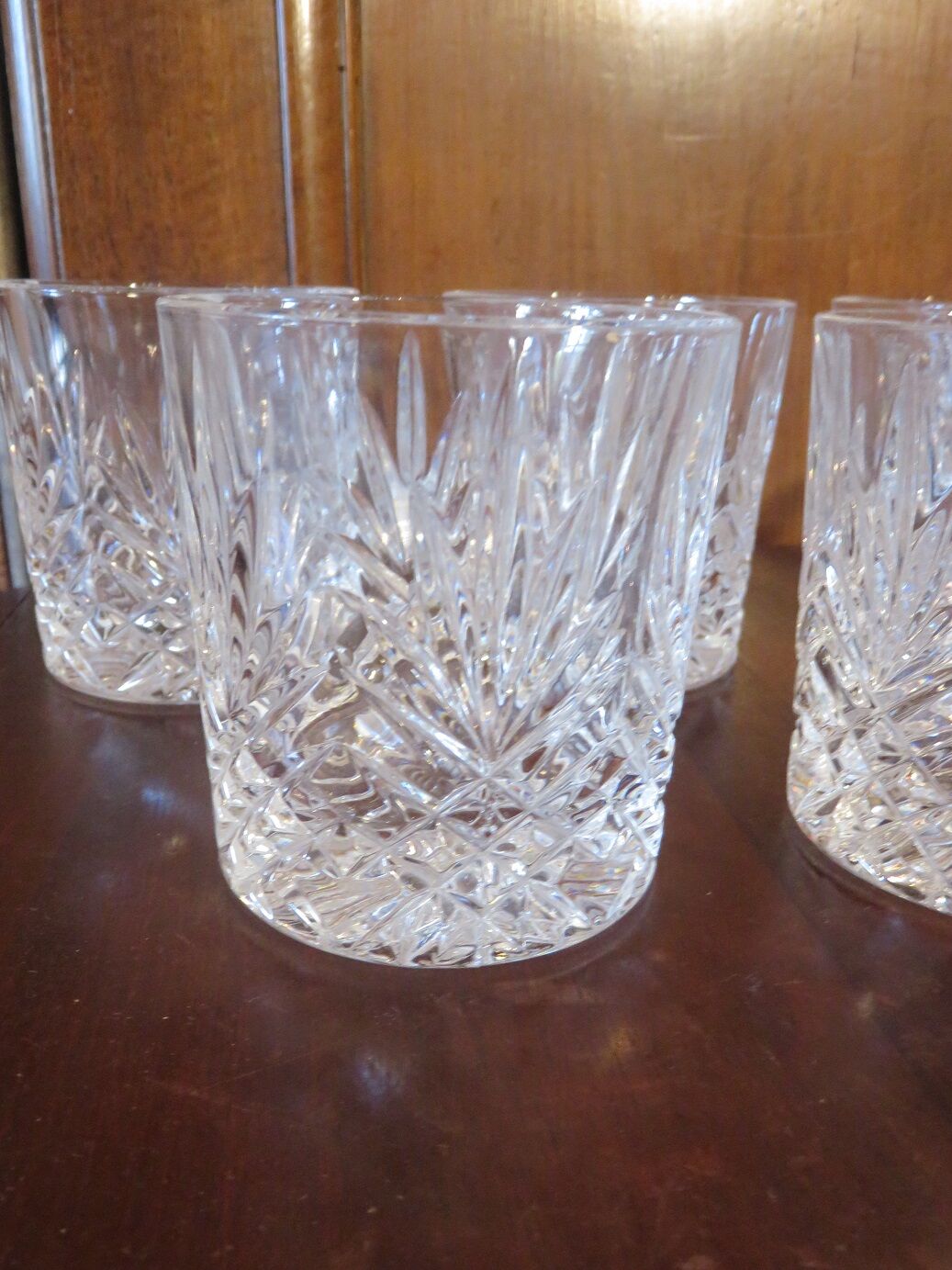 12 Crystal whisky glasses