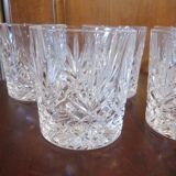 12 Crystal whisky glasses