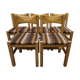 5 chaises hongisto conçues par ilmari tapiovaara en 1963