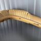 Vintage 1970s rattan bookshelf
