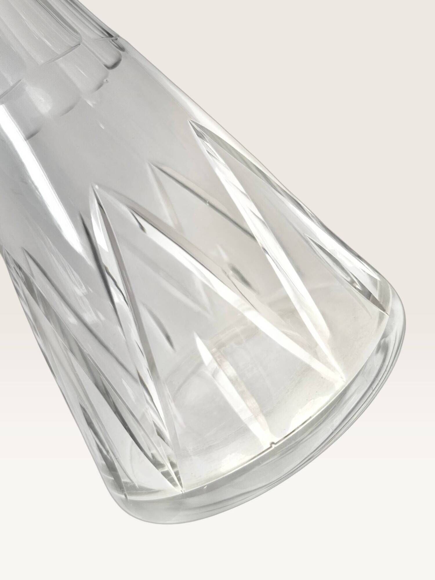 Art Deco crystal jug