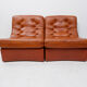 Vintage leather sofa 1970s