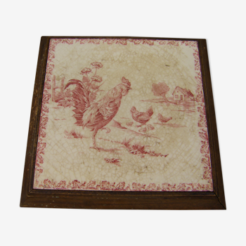 Dessous de plat "au coq" vintage