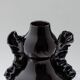 Vase Piscis couture noir