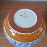 Vintage ceramic vase signed Colette - Riviera / Primavera style