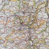 Poster / Map of Puy de Dôme