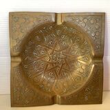 Ashtray in worked brass