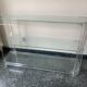 Vintage console made of acrylic and glass