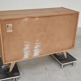 Sideboard, storage unit U-452 dub by Jiri Jiroutek for Interier Praha 1960