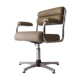 Chaise de bureau pivotante en métal chromé années 1950