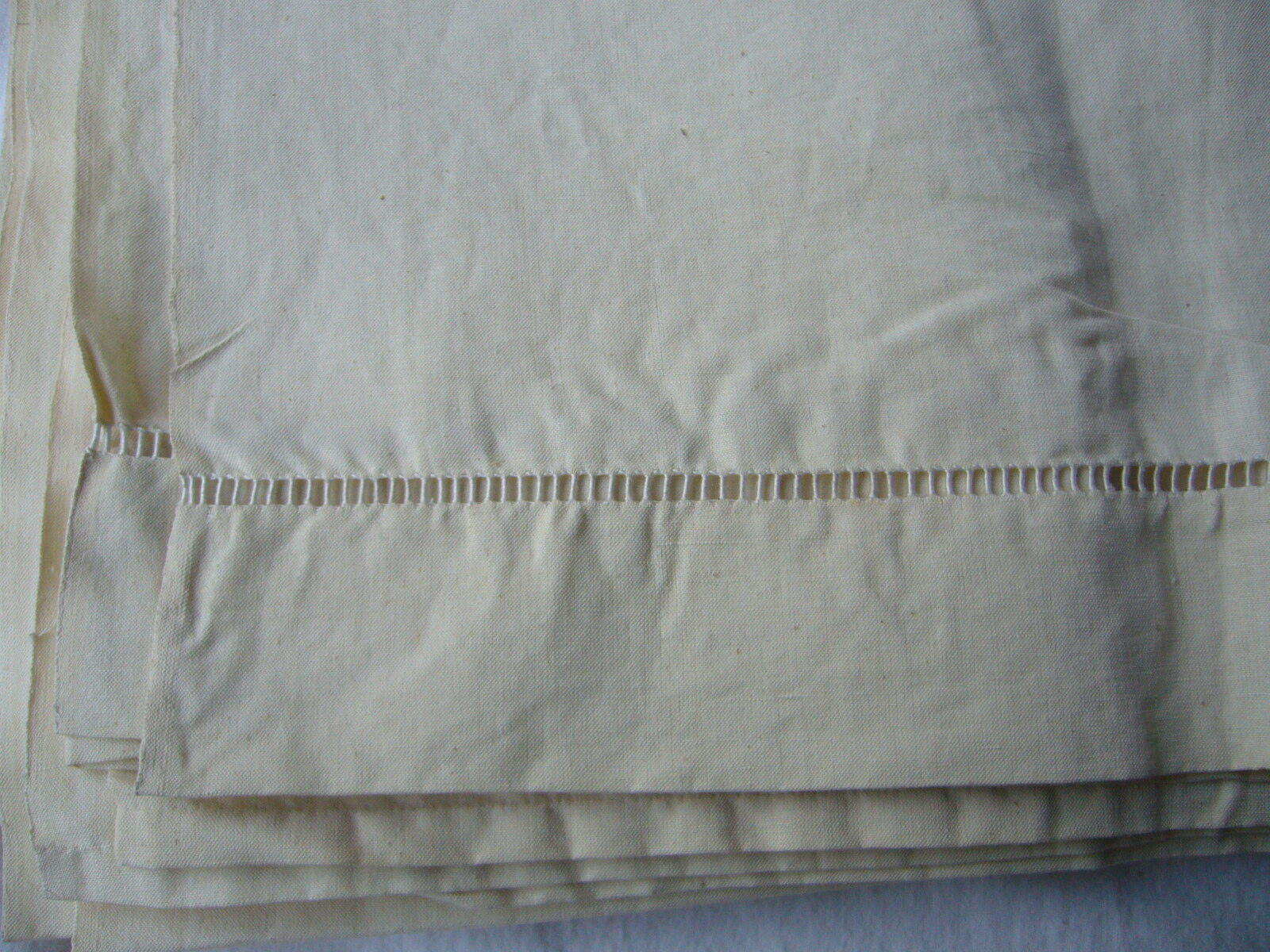 Old linen sheets