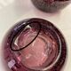 Pair of bubble glass ashtrays