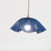 1950 blue glass hanging