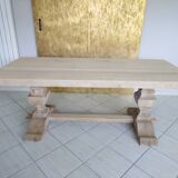 Renovated oak monastery table