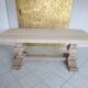 Table monastère en chêne rénovée