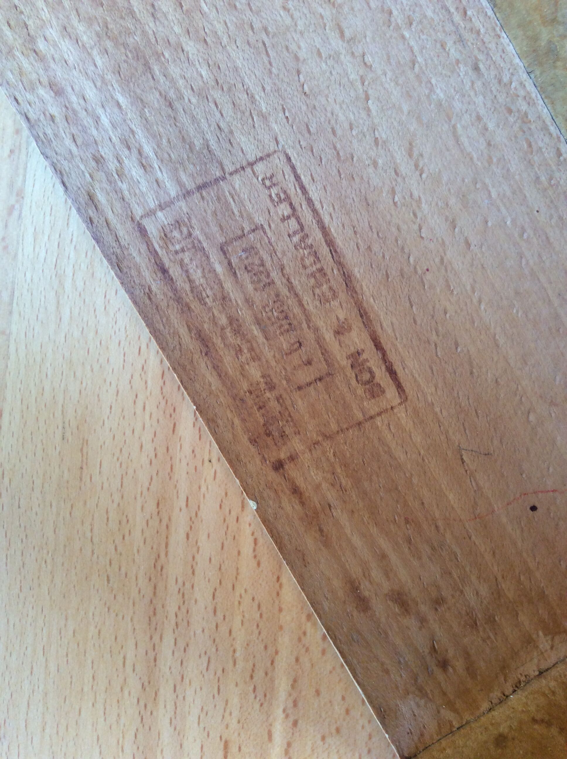 Art Deco small beech desk 1930