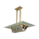 Brass art deco Atelier Petitot ceiling light