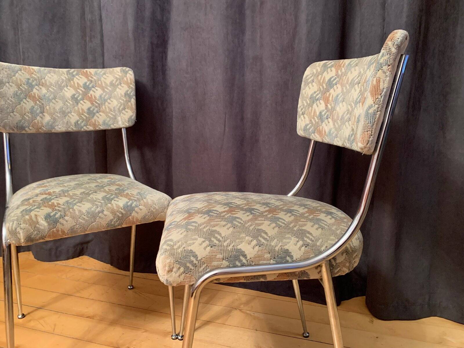 Set of vintage Italian chairs, 1950s