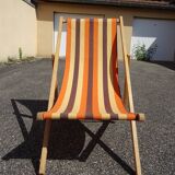 Vintage garden deck chair