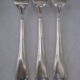 Fish service and its 6 silver-plated metal cutlery in the crossed ribbons model.