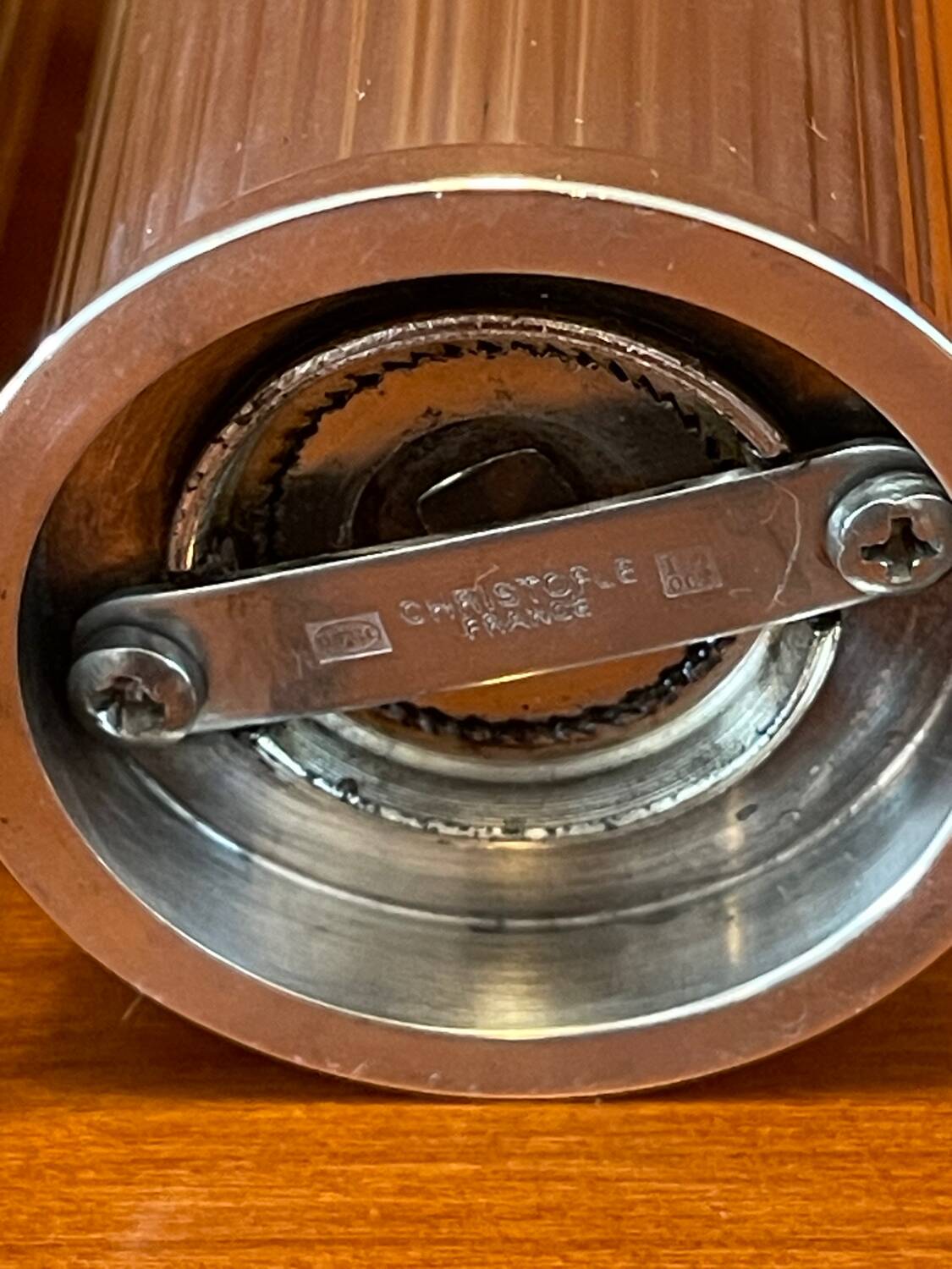 Christofle pepper and salt mill, large models