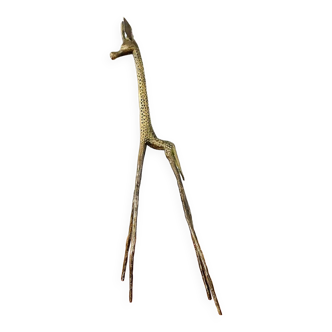 Vintage Brass Giraffe