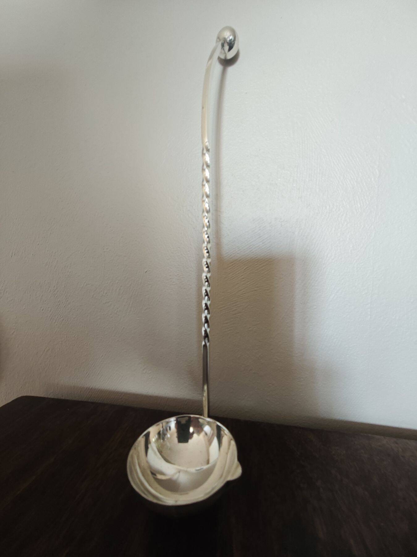 Louche à cocktail en métal argenté - Christofle - Années 1950/1970