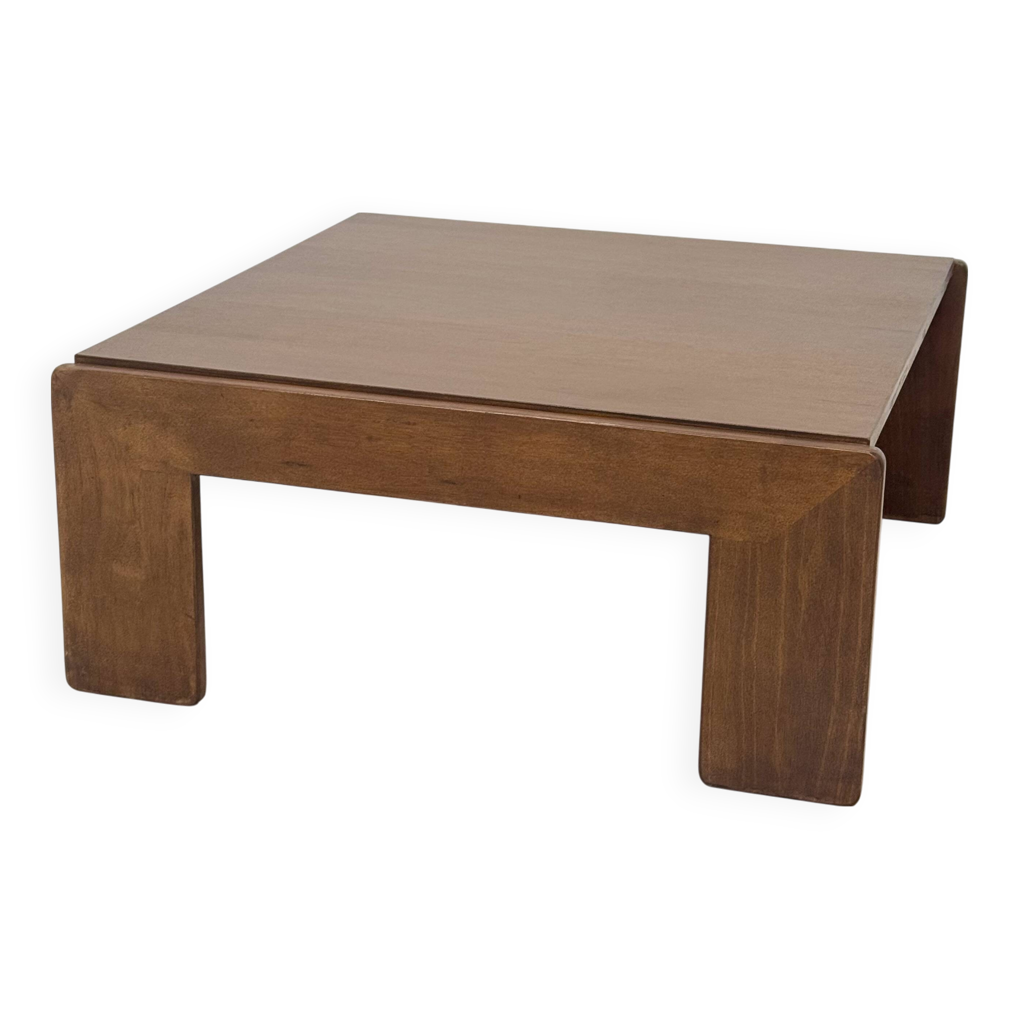 "Bastiano" wooden coffee table by Tobia & Afra Scarpa for Gavina 60's