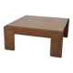 "Bastiano" wooden coffee table by Tobia & Afra Scarpa for Gavina 60's